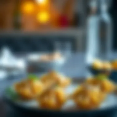 Garnished Airfryer Manti Ready to Enjoy Final plated airfryer manti garnished with herbs