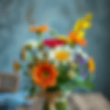 A beautiful bouquet of fresh flowers