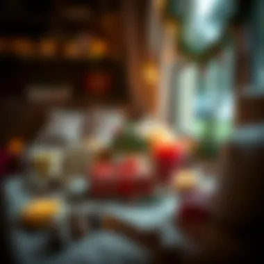 Warmth and Comfort in Gifting A cozy home setting with a special gift