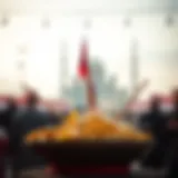 Traditional festive gathering on Ashura Day
