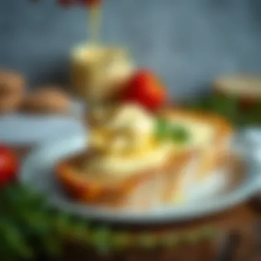 Indulging in Balkan Butter Spread A rich spread of Balkan butter on artisanal bread