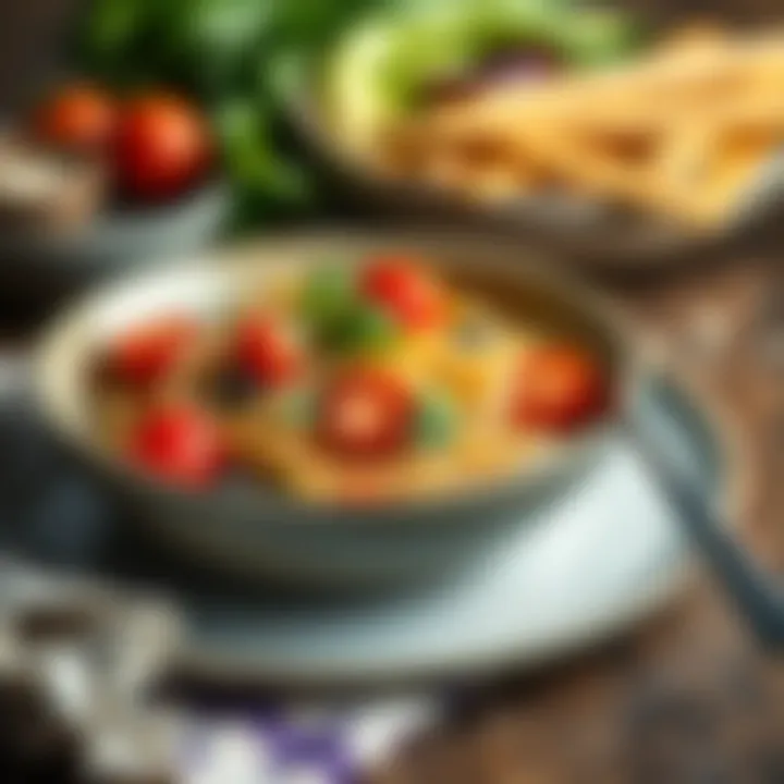 Wholesome Barley Noodle Dish A vibrant dish featuring Barilla barley noodles and fresh vegetables