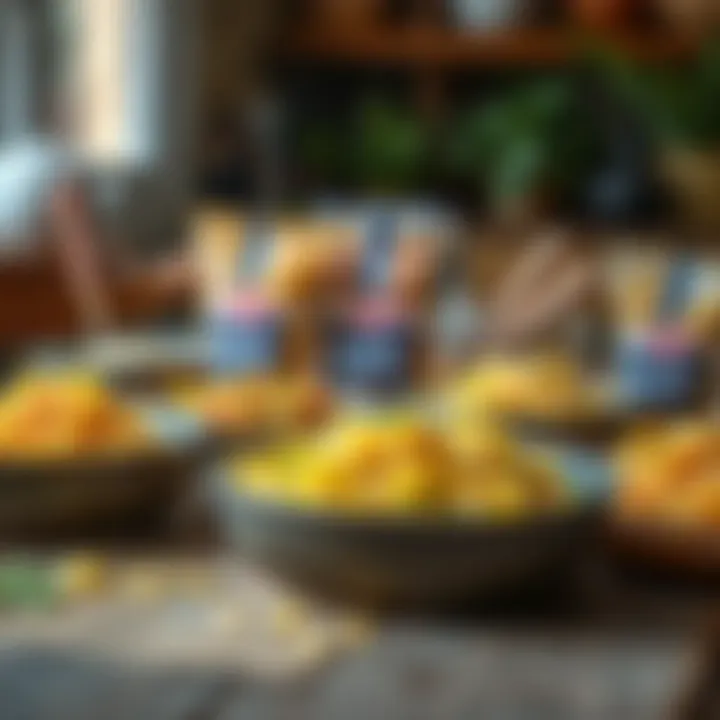 Diverse Varieties of Barilla Barley Noodles A collection of Barilla barley noodle varieties on a rustic table