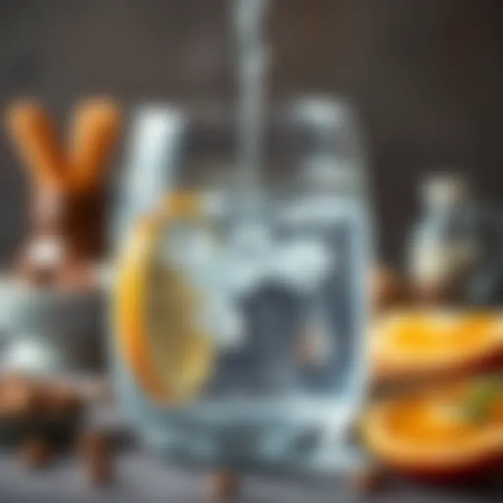 Warm water promoting digestive health