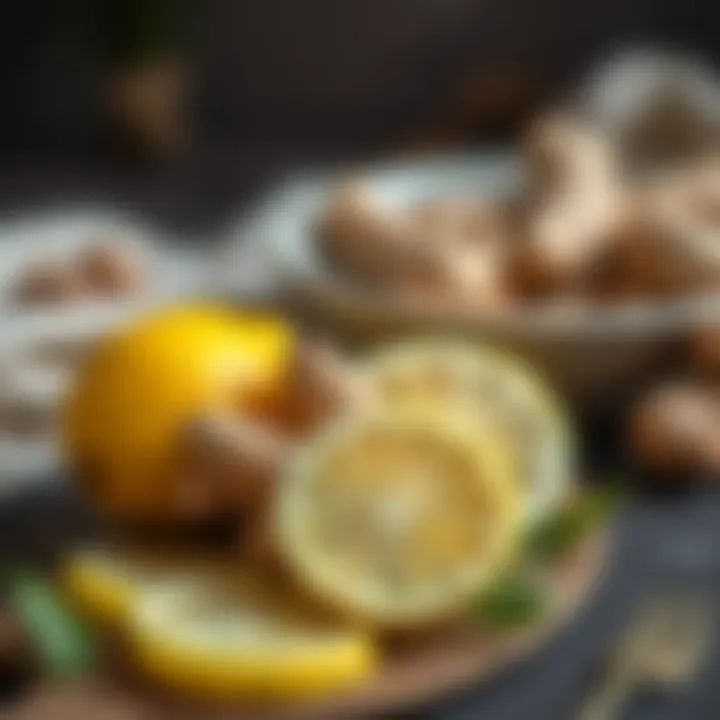 Ginger and Lemon: Powerhouse Ingredients for Throat Comfort Fresh ginger and lemon