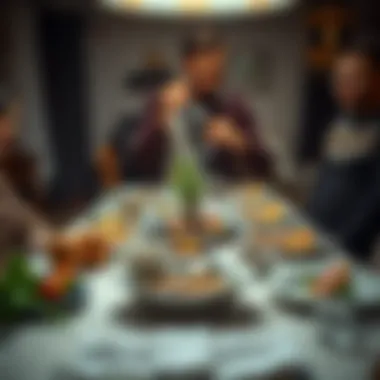 Dining Experience of Erzurum Hospitality A beautifully arranged dining table featuring traditional Erzurum hospitality