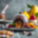 Decadent chocolate dessert with a rich filling