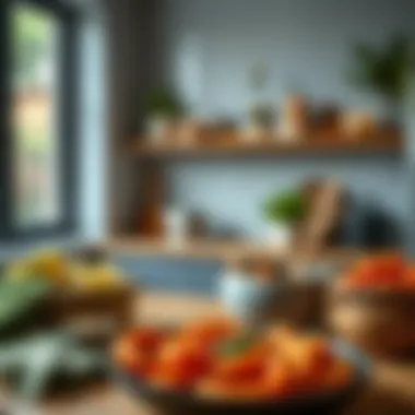 A modern twist on Deniz Simidi displayed in a contemporary kitchen setting