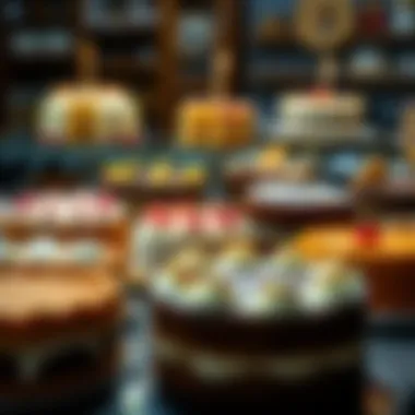 Exploring a Variety of Cakes and Their Baking Needs Different cake varieties on display