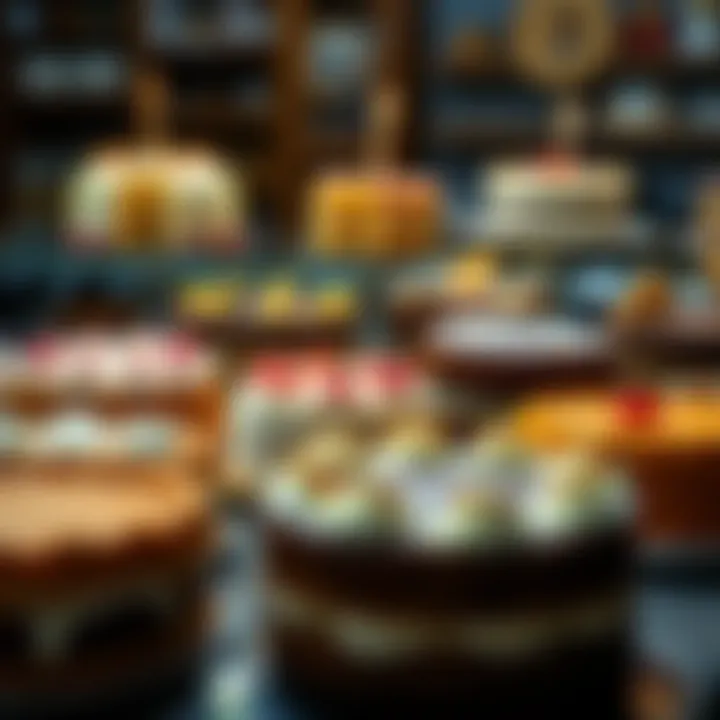 Exploring a Variety of Cakes and Their Baking Needs Different cake varieties on display