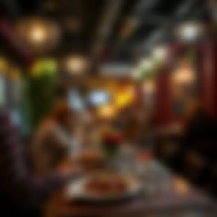 Cozy Dining Atmosphere An inviting ambiance inside Filizler Köftecisi during iftar.