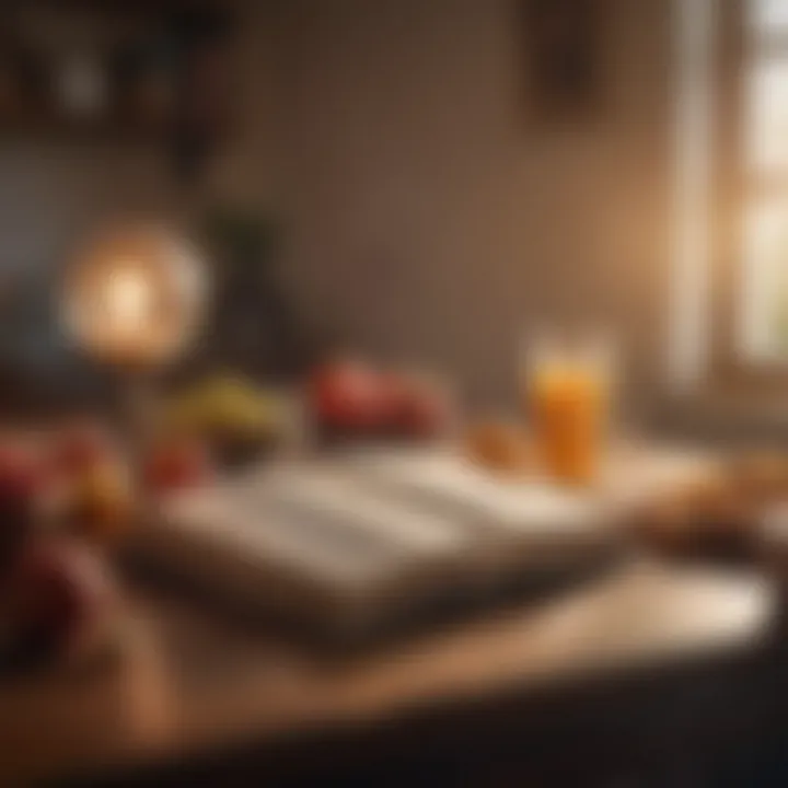 An open book resting on a table, with sunlight streaming in, illustrating the power of knowledge.