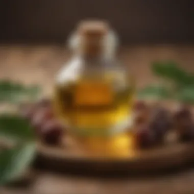 Castor oil application for skin care