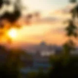 A serene sunset over Istanbul, marking the end of the fasting day