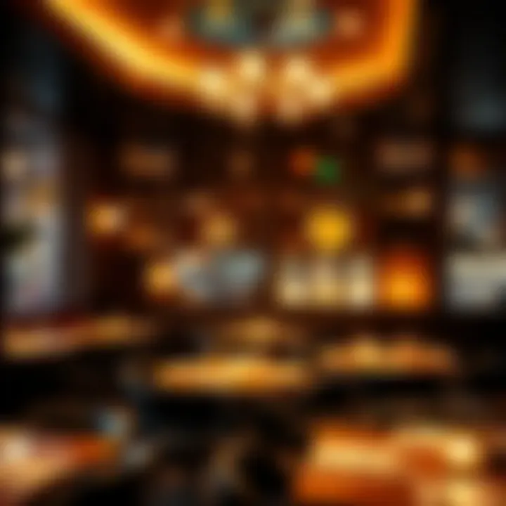 Interior design of İzmir Asansör Restaurant showcasing its unique ambiance