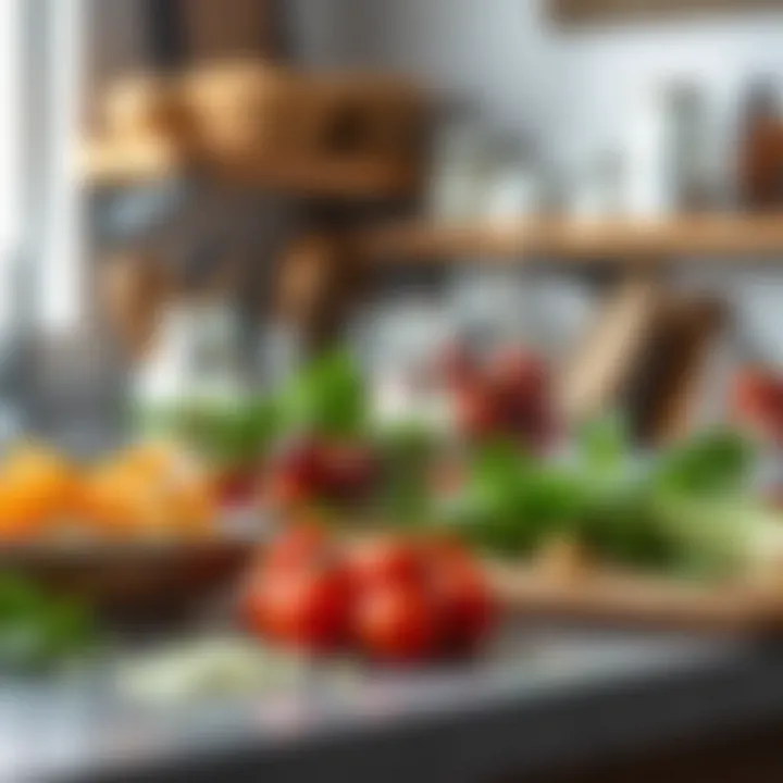 Essential Ingredients for Kıymalı Pide Ingredients for kıymalı pide displayed on a counter