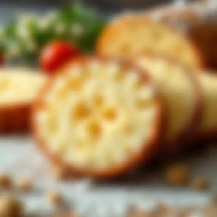 Detailed View of Kudret Narı's Unique Texture A close-up of sliced Kudret Narı showcasing its texture