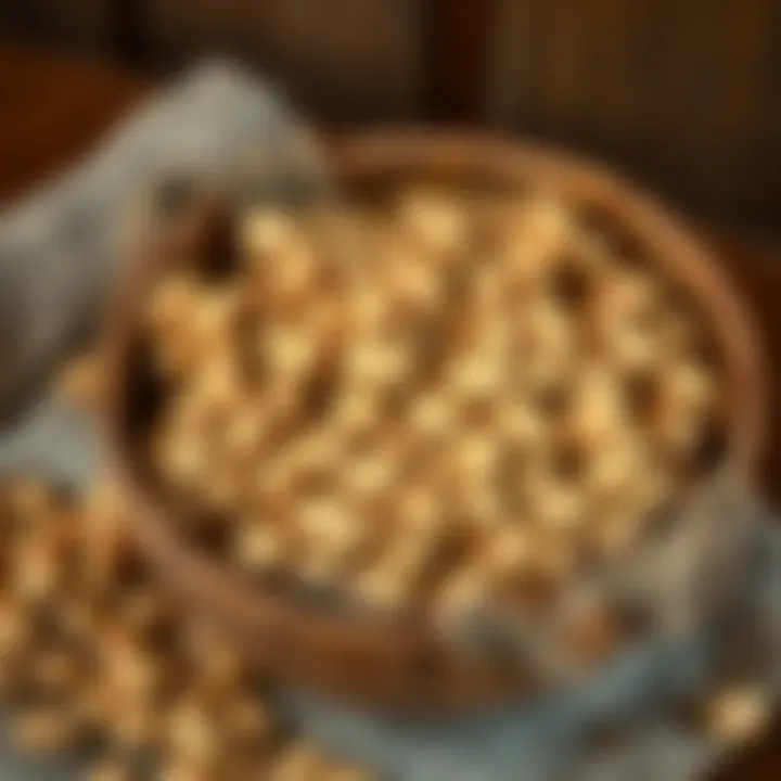 An array of Orbit beans displayed in a rustic bowl