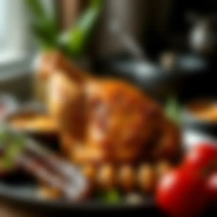 Personal Insights from Dreaming of Cooked Chicken An artistic interpretation of personal reflections on chicken in dreams.