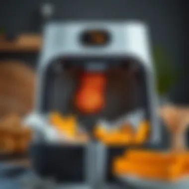 Spacious Interior of Philips XXL Airfryer An open Philips XXL Airfryer showcasing its spacious interior and features