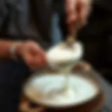 Traditional yogurt-making techniques showcasing artisanal methods