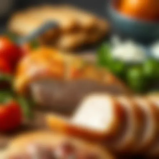 Nutritional breakdown of chicken breast highlighting protein content