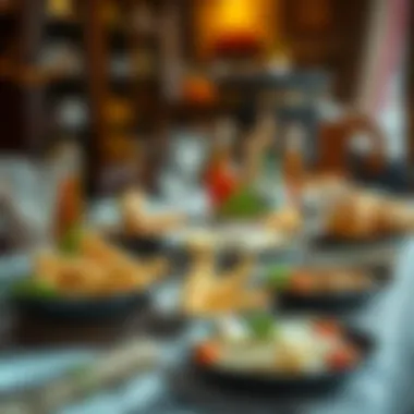 Istanbul Iftar Table Traditional Istanbul iftar table adorned with local delicacies