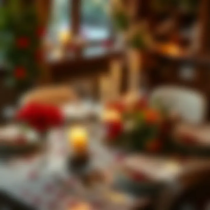 A beautifully arranged table setting for an intimate Valentine's Day dinner.